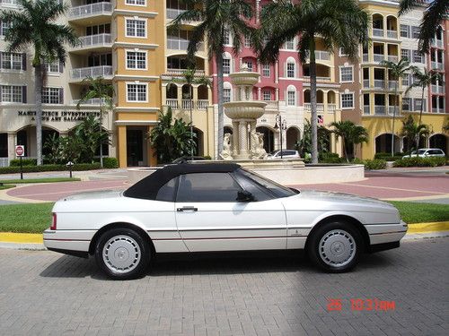 1992 CADILLAC ALLANTE CONVERTIBLE 1 OWNER 41K MILES PEARL WHITE 3 DAY AUCTION, image 21
