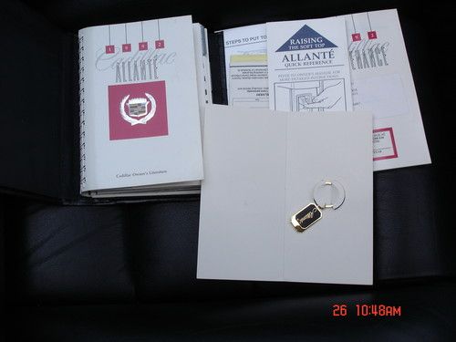 1992 CADILLAC ALLANTE CONVERTIBLE 1 OWNER 41K MILES PEARL WHITE 3 DAY AUCTION, image 22