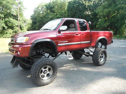 03 toyota tundra access cab lifted 70360 miles 4 brand new tires runs perfect