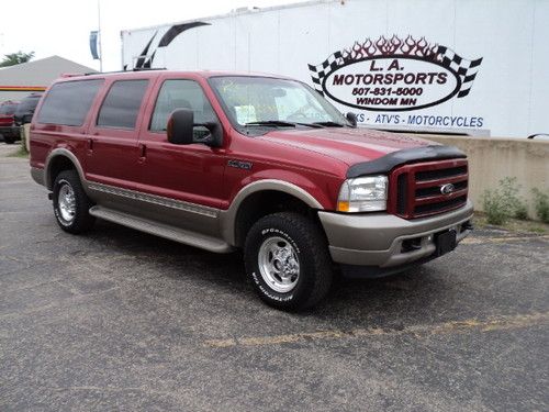 2004 ford excursion eddie bauer powerstroke clean 4x4 dvd tow package 3rd row!!!