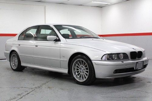 01 540i m-sport tech 6-speed manual 4.4l v8 m62 leather sunroof clean carfax