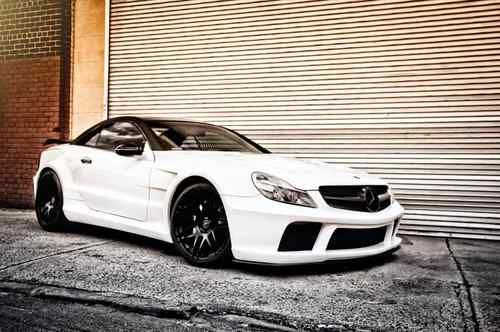 White sl 55 amg w/ black series conversion kit