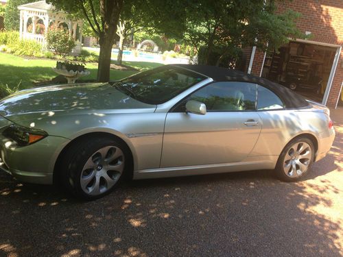 2006 bmw 650i base convertible 2-door 4.8l great condition beautiful