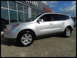 2012 chevrolet/traverse/fwd/4dr/lt/silver/black interior/24k/clean carfax