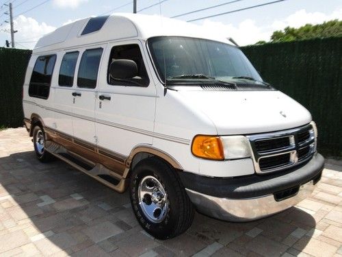 2003 dodge high top conversion van dvd tv custom very clean 7 passenger