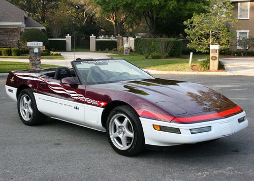 Rare &amp; gorgeous - one of 527 made - 1995 chevrolet corvette pace car convertible