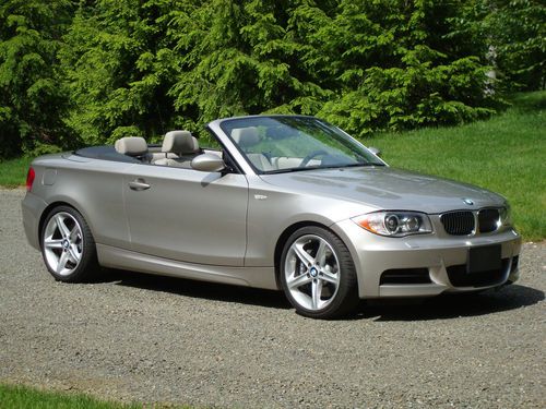 2009 bmw 135i convertible pristine premium/m sport xenon htd seats