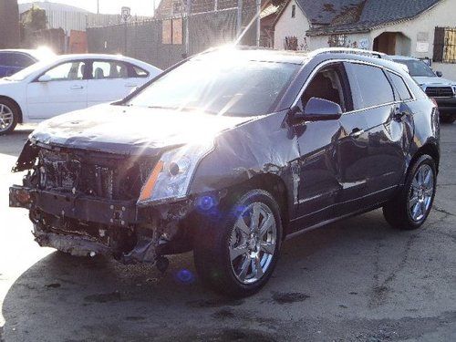 2010 cadillac srx performance collection damaged fixer low miles priced to sell