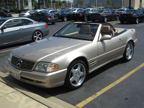 2001 mercedes benz sl class 500sl  sl500 5.0l 8cyl 500 01 roadster convertible