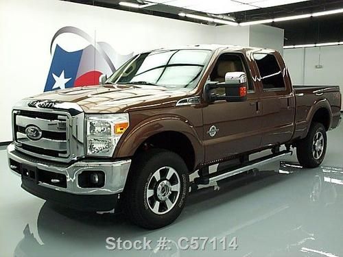 2011 ford f250 lariat crew fx4 4x4 diesel rear cam 45k texas direct auto