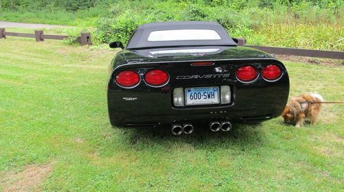 1999 chevrolet corvette convertible, black on black