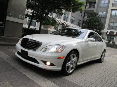 2007 mercedes benz s550 p2 sport executive pkg navi *serviced* roof ac seats