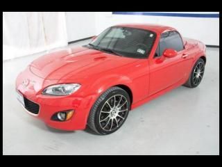 12 mazda mx-5 miata 2dr conv hard top, 6 speed manual, leather, super clean!