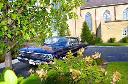1963 CHEVY IMPALA - CANDY APPLE BLUE 55k miles, image 3