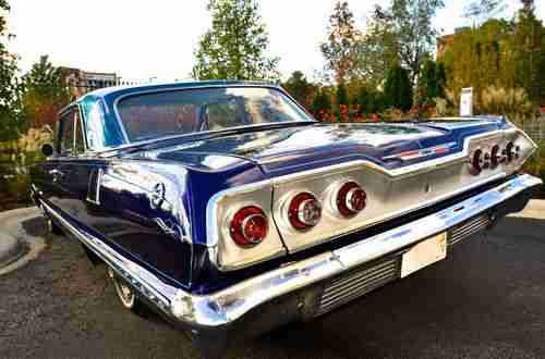 1963 CHEVY IMPALA - CANDY APPLE BLUE 55k miles, image 7