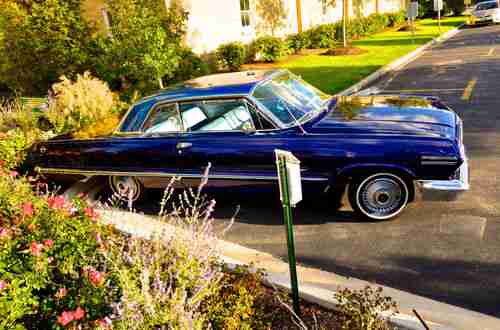 1963 CHEVY IMPALA - CANDY APPLE BLUE 55k miles, image 9