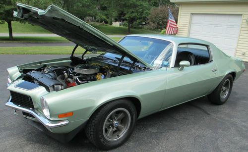 1970, 71, 72, 73 camaro, 454, 700r4, 3:23 posi, fresh, rust free california car.