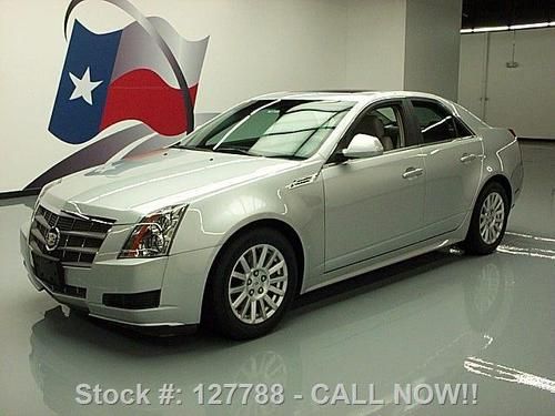 2010 cadillac cts lux sedan pano sunroof htd seats 26k texas direct auto