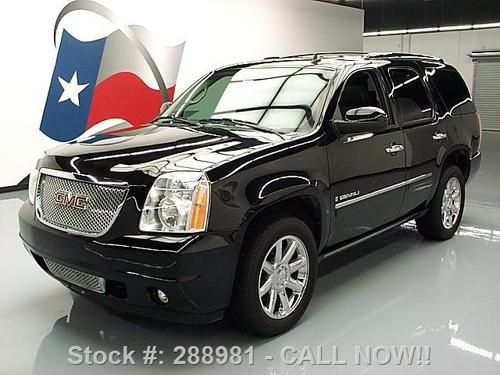 2009 gmc yukon denali sunroof nav rear cam 20's 43k mi texas direct auto