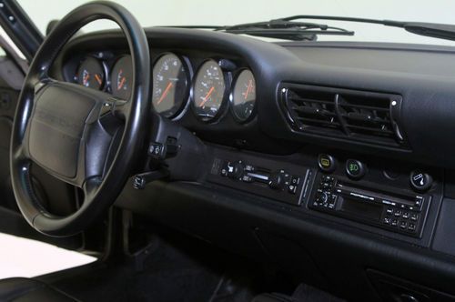 1994 PORSCHE 964 CARRERA 4 WIDEBODY EXTREMELY RARE 1 OF 238 BUILT BLACK/BLACK, image 6