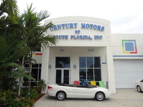 2001 chrysler sebring lxi convertible 2.7l v6 auto low mileage leather loaded