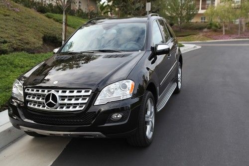2009, black, mercedes-benz ml 350 4matic, all wheel drive
