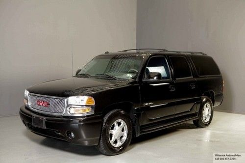 2004 gmc yukon denali xl awd 7-pass leather heated seats clean carfax alloys cd