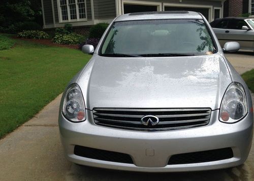 2006 infiniti g35 sedan | silver, mint condition inside and out, only 43k miles