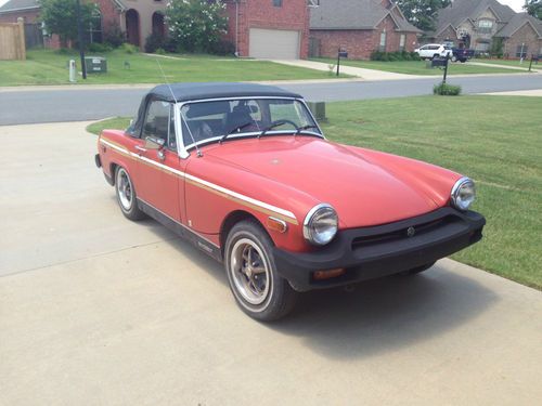 1977 mg midget convertible red - 40k miles - runs great