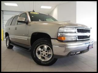 03 chevy tahoe lt 4x4, 4wd, leather, heated seats, 1 owner, clean carfax