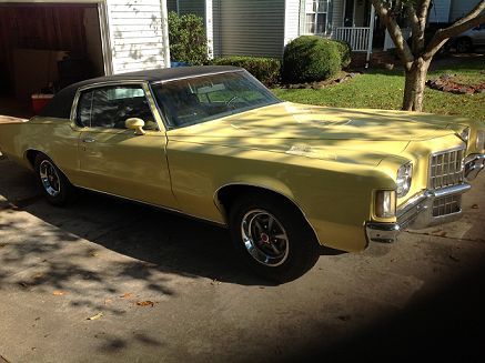 1972 grand prix j model canary yellow