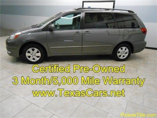 04 sienna xle leather pwr doors certified pre-owned warranty we finance!!!