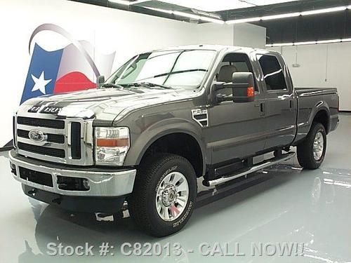 2008 ford f-250 lariat crew cab 4x4 nav rear cam 56k mi texas direct auto