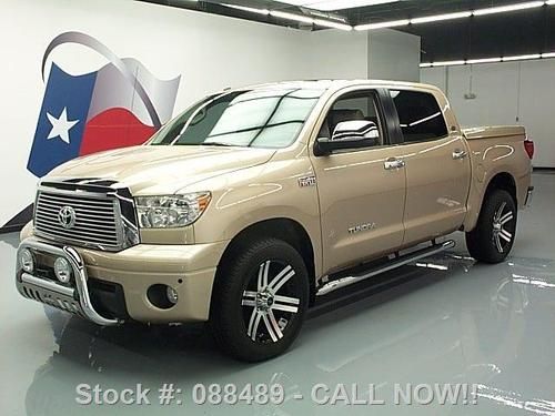 2010 toyota tundra ltd lucchese crewmax sunroof nav 47k texas direct auto