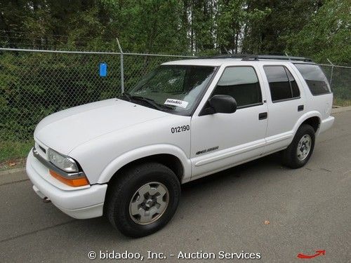 Chevrolet blazer ls 4x4 suv sport utility vehicle auto ac vortec v6 bidadoo