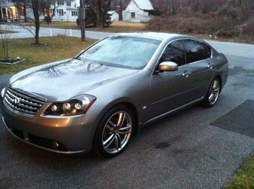 2006 infiniti m45 sport sedan - warranty, extra set of winter wheels &amp; tires