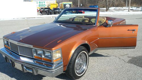 No reserve auction! highest bidder wins! low miles! rare cadillac convertible!!