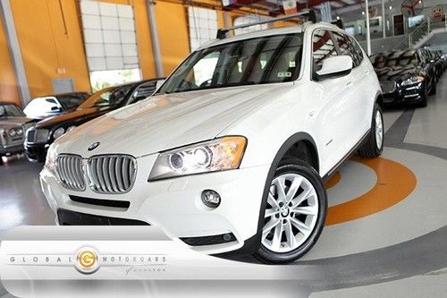 11 bmw x3 xdrive 28i awd premium technology 43k 1-own nav pdc cam keyless pano