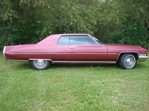 1971 cadillac deville base hardtop 2-door 7.7l