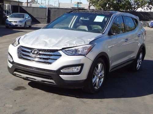 2013 hyundai santa fe sport 2.0t damaged rebuilder only 7k miles economical l@@k