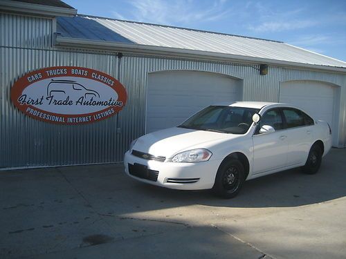 2008 chevrolet impala 9c1 police pkg 4dr - 3.9l v6 - auto - 64k miles - clean