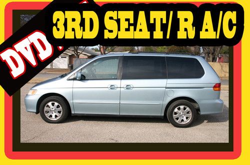 Odyssey 5dr ex-l tv w/dvd/leather loaded 3rd row seat, rear a/c v6 3.5l low mile