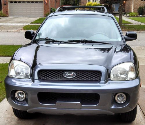 2004 hyundai santa fe gls all-time 4wd, 3.5l v6, runs great -- no reserve