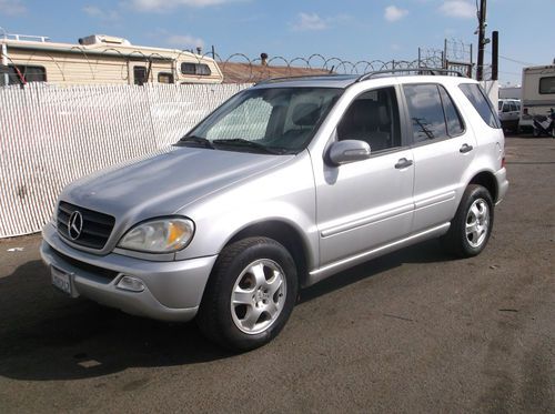 2002 mercedes ml320, no reserve