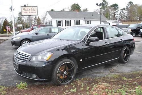 2007 infinjti m35 sedan 82,000 miles black w/grey leather interior