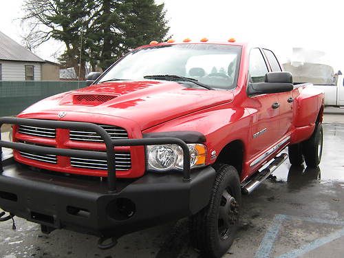 2004 dodge ram 3500 4x4, cummins, banks system, gear vender