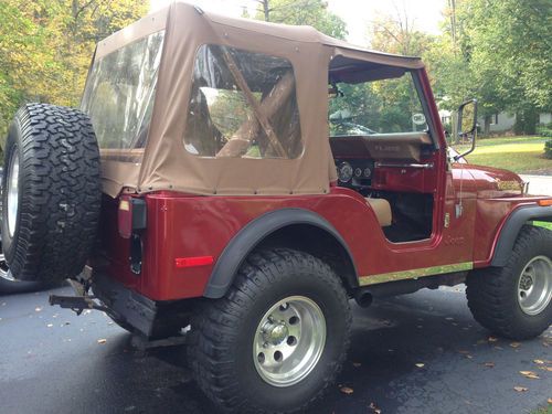 1980 cj5 renegade 4 by 4 - strong 304 engine - 5 speed - 14k miles - no reserve!