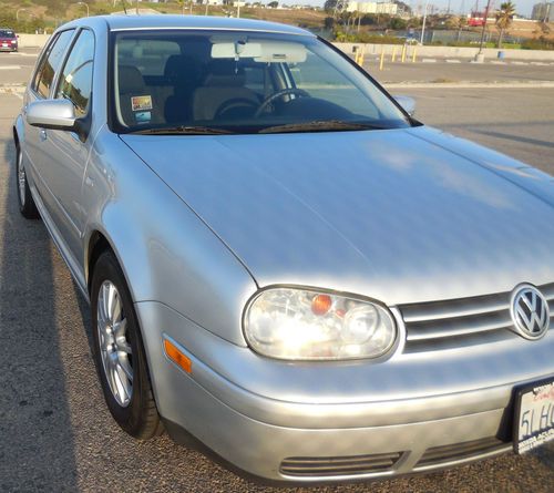 2004 vw golf gls silver/4dr/auto/one owner/clear title