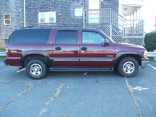 2000 chevrolet suburban 1500 ls sport utility 4-door 5.3l barn doors