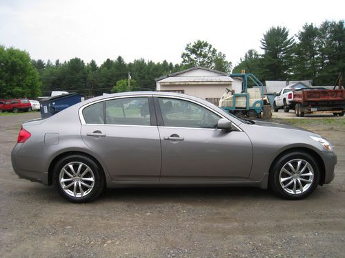 2008 infiniti g35x awd nav sedan salvage repairable project flood water g35 x